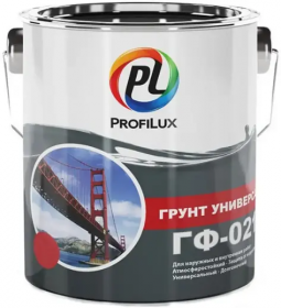Грунт ProfiLux ГФ-021 20кг Универсальный, Красно-Коричневый / Профилюкс ГФ-021.