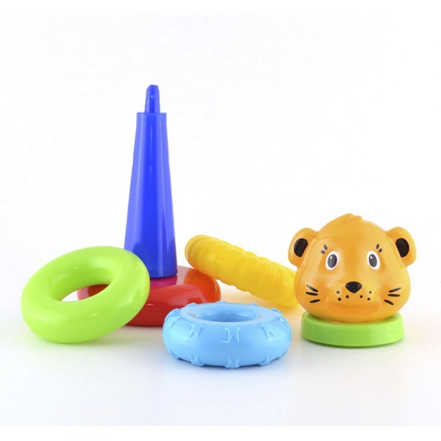 Пирамида "Львенок" 18 см 4 кольца КНОПА