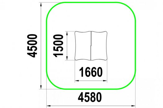 Домик для детской площадки "Наф-Наф"