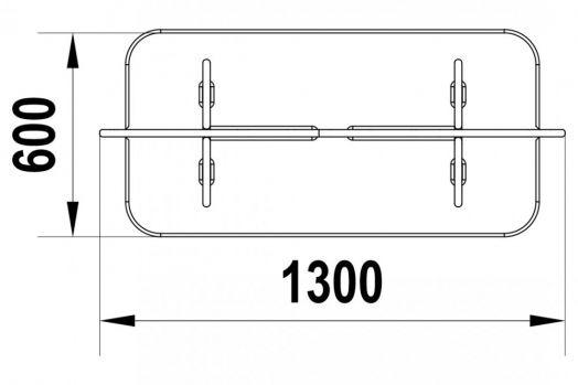 Скамейка для детской площадки "Скорая помощь"