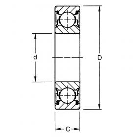 Подшипник 6206 2RS C3 (76-180206)