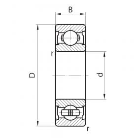 Подшипник 6-80207 C17