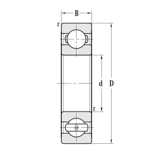 Подшипник 6007 P6