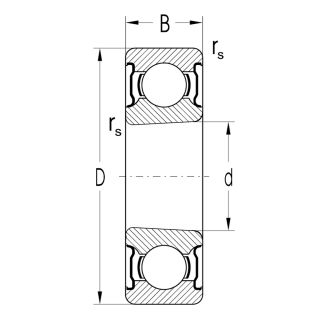 Подшипник 6210 2RSK