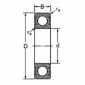 Подшипник 6310-2RS/C3