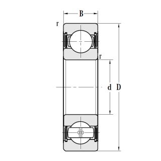 Подшипник 6018 2RS C3