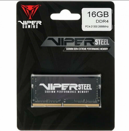 Оперативная память SODIMM DDR4 16 Гб 2666 МГц Patriot Viper Gaming