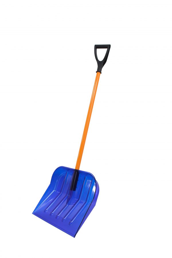 Лопата снеговая "ПК1 Цветная" 460х400 (поликарбонат, без планки)