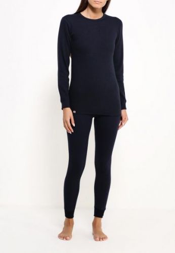 Лосины женские двухслойные Lopoma X-Therm EveryDay 2130B (Черные)