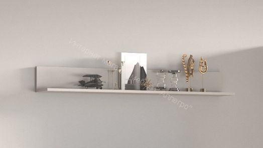 Полка навесная NORDIC Холодный серый