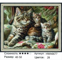 Алмазная мозаика на подрамнике HWA6677