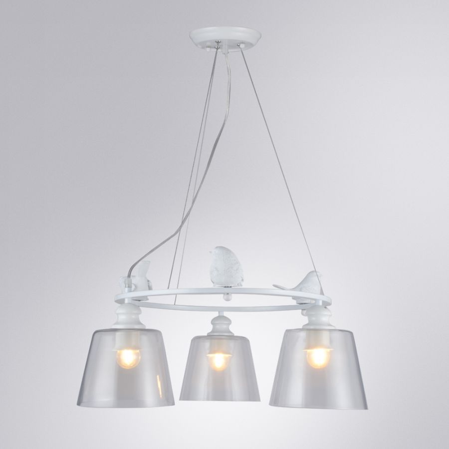 Подвесная люстра Arte Lamp PASSERO A4289LM-3WH