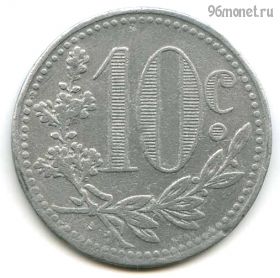 Алжир 10 сантимов 1921