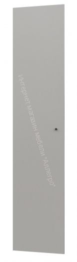 Шкаф НОРДИК К-7 2000 одно зеркало Холодный серый