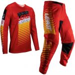 Leatt Moto 3.5 Ride Kit Red (2025) джерси и штаны для мотокросса