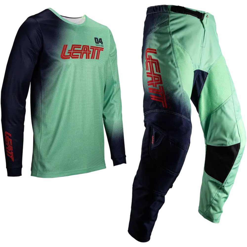 Leatt Moto 3.5 Ride Kit Matcha (2025) джерси и штаны для мотокросса