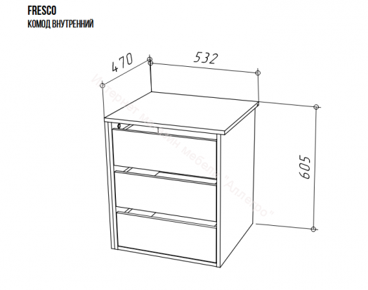 Корпус шкафа 1000 НОРДИК Холодный серый