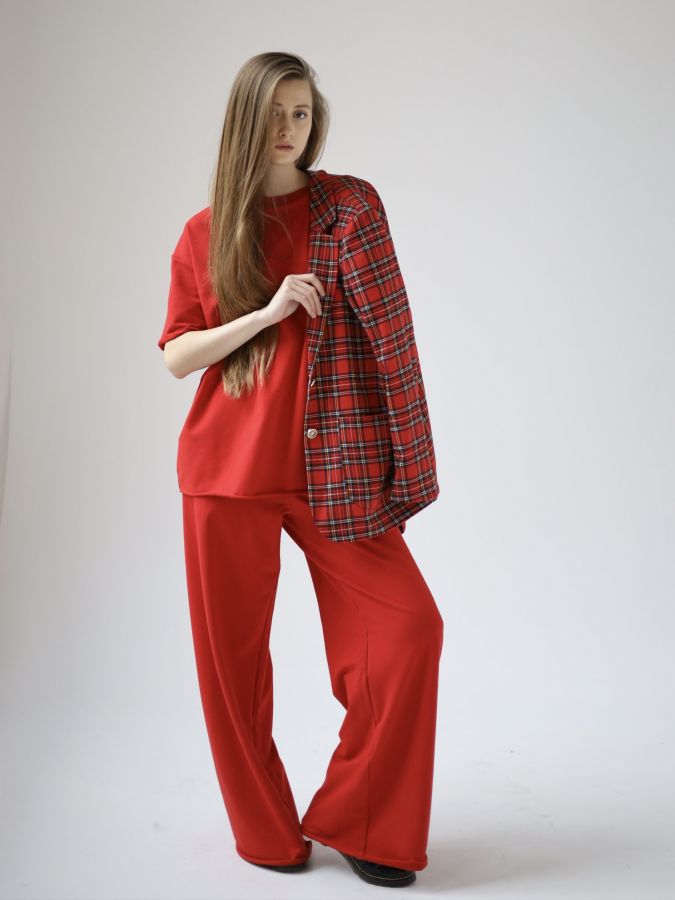 Пиджак в клетку