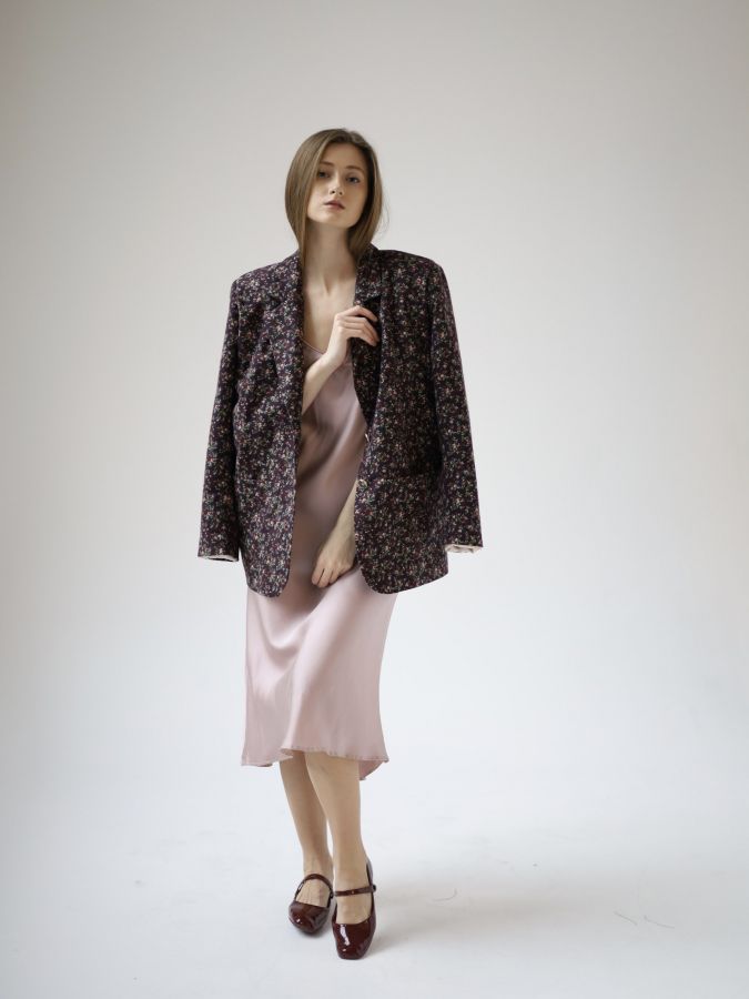 Платье комбинация Finezza из эвкалипта розовое