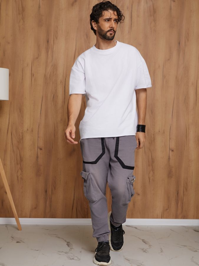 Футболка оверсайз белая