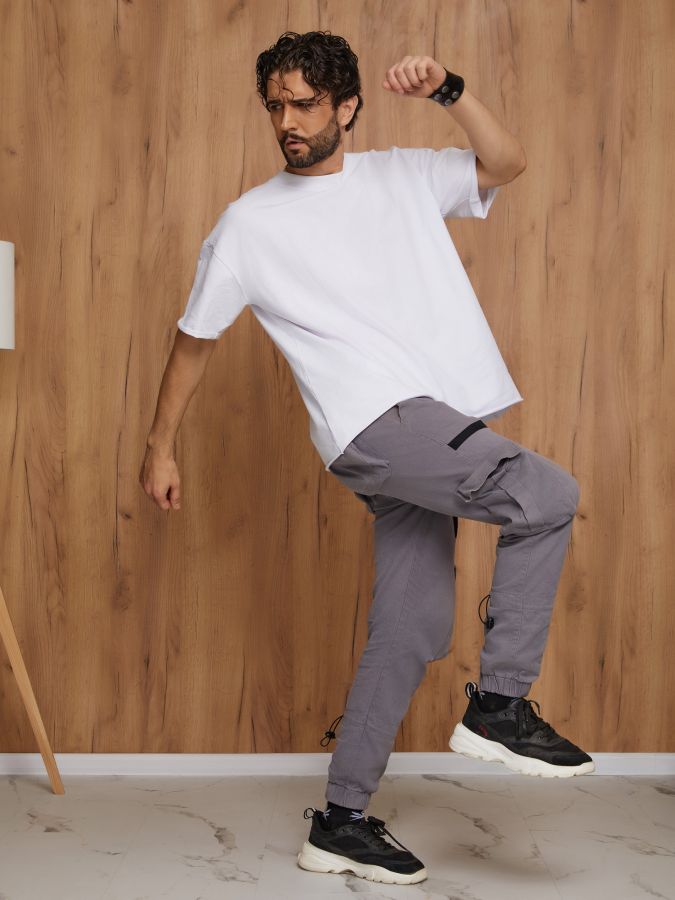 Футболка оверсайз белая