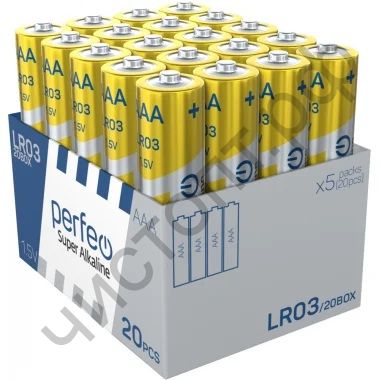 Perfeo LR03 карт. 20BOX Super Alkaline (упак. по 20 шт.)