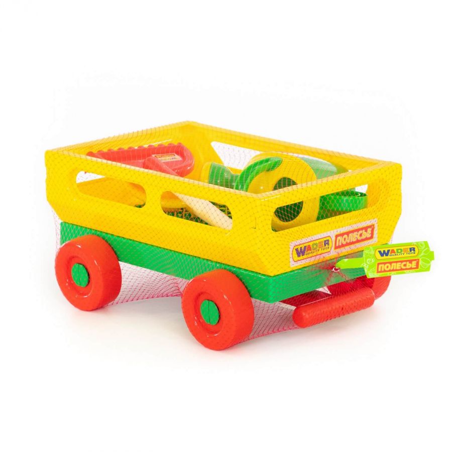 Набор №482: тележка с ручкой №2, лопата №15, грабли №15, лейка №8