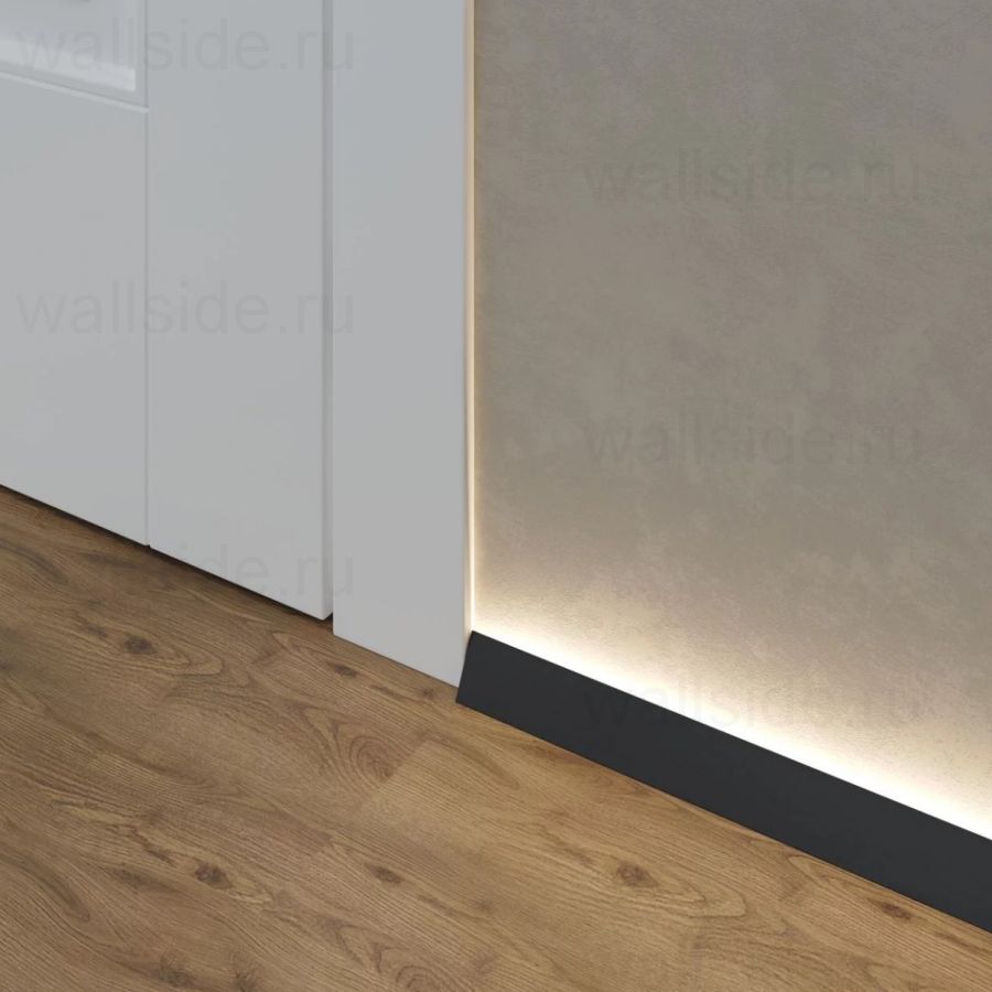 Микроплинтус Laconistiq Light чёрный