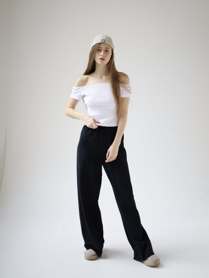 Топ футболка белая