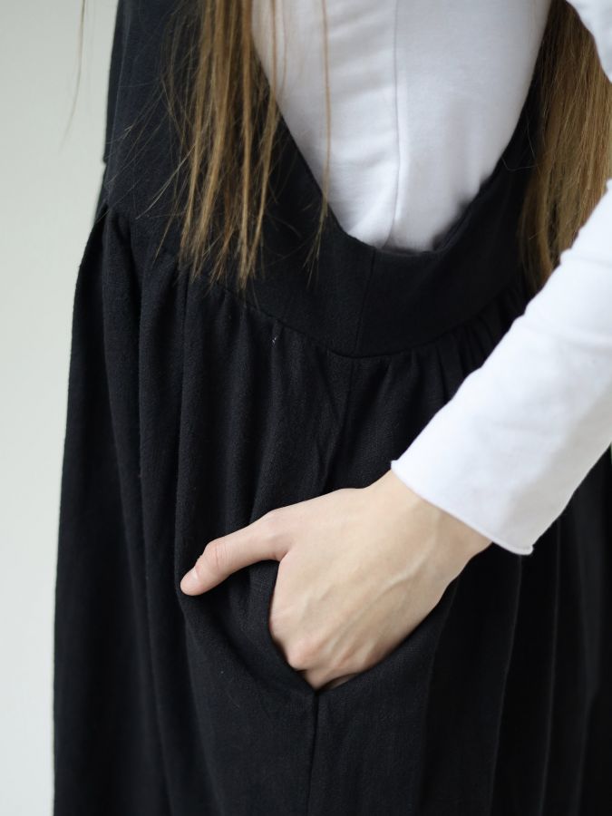 Сарафан Ortica из крапивы черный