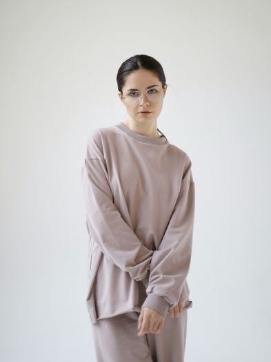 Кофта с длинным рукавом туман