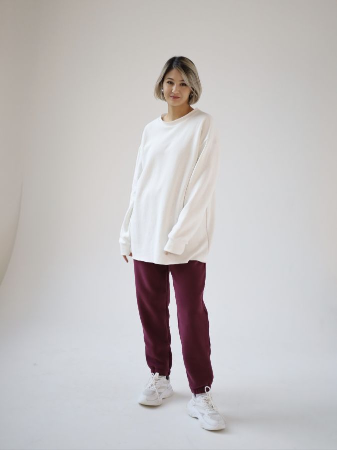 Свитшот из конопли с начесом