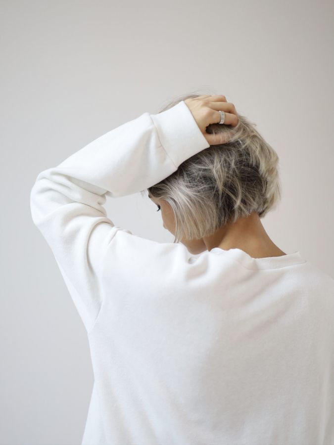 Свитшот из конопли с начесом