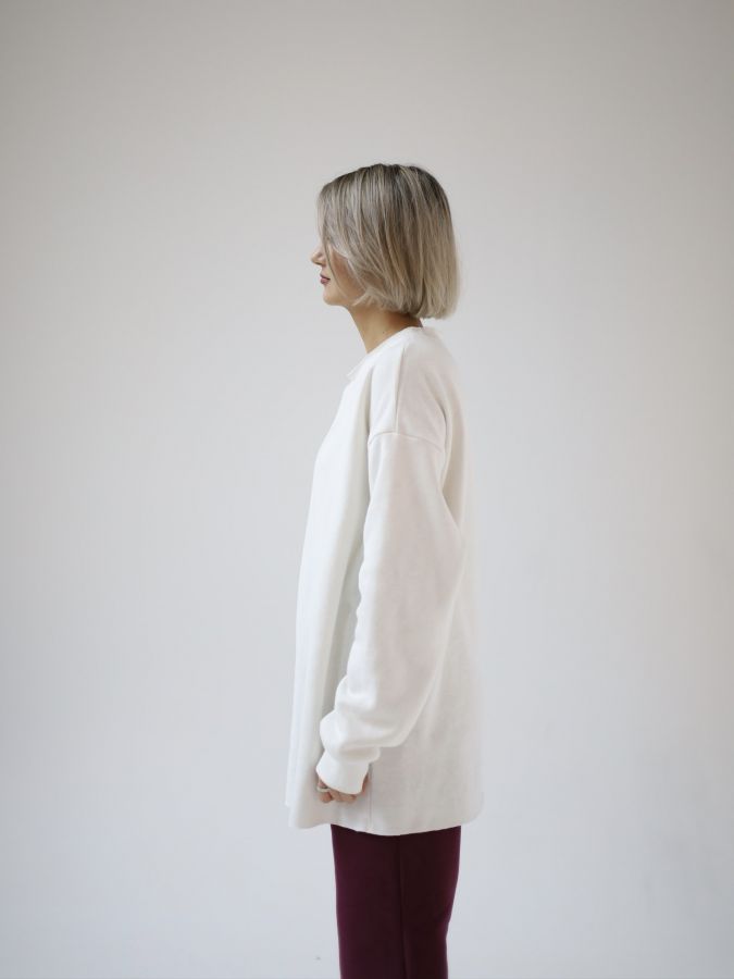 Свитшот из конопли с начесом