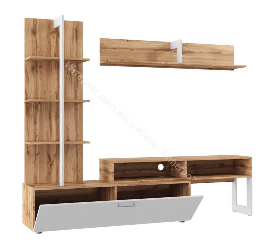 Гостиная Juno Дуб Вотан/Белый