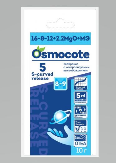 Osmocote Exact Standard  8-9 М, NPK 16-8-12+2,2MgO+МЭ, гранулы 10 г