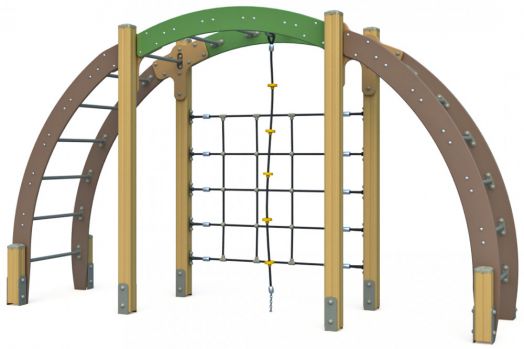 Рукоход для игровой - спортивной площадки  РУ-1.6