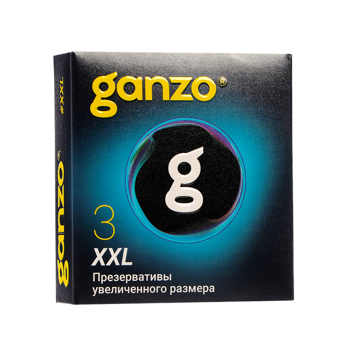 Презервативы  GANZO XXL, увеличенного размера, 3 шт