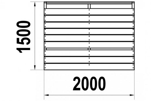 Трибуна универсальная СП-1.21 для детской игровой площадки