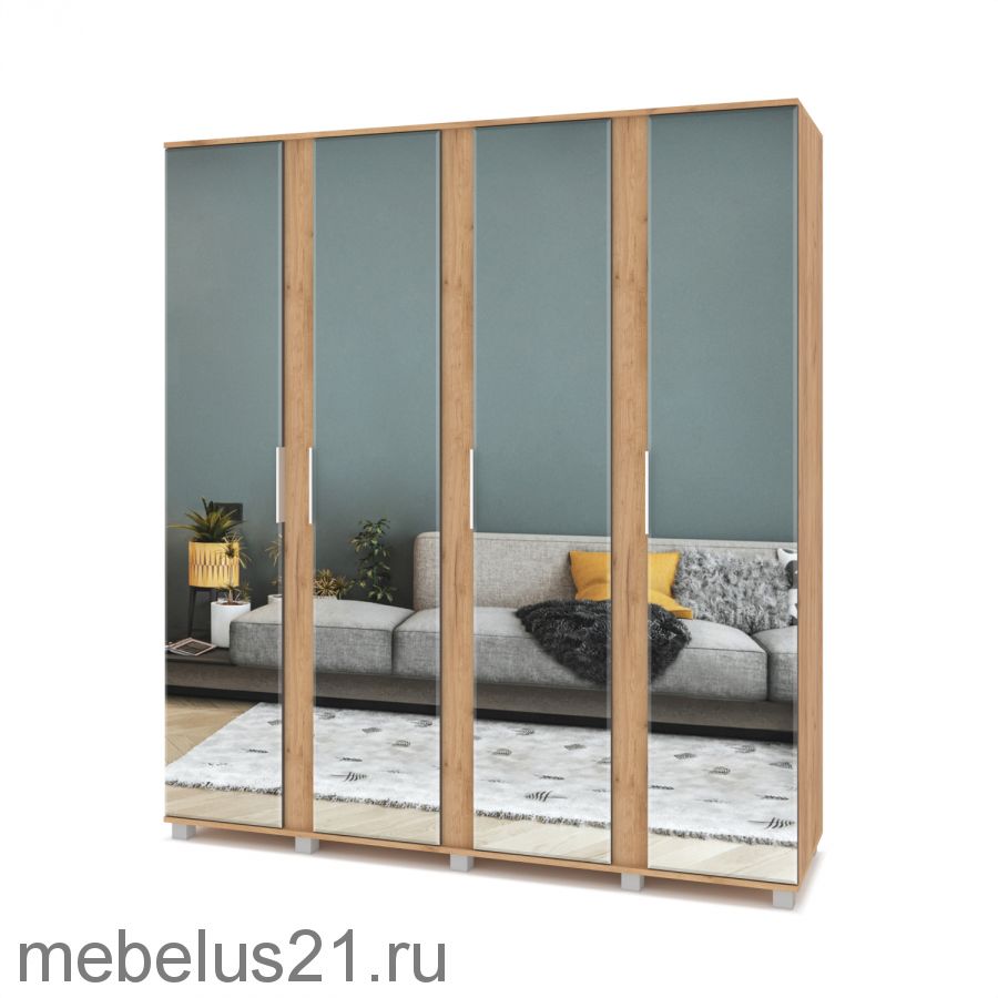 Шкаф 4-х створчатый Пандора П43
