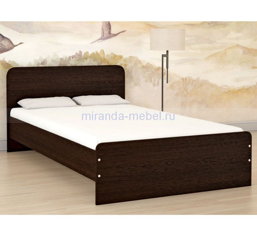 Кровать одинарная без матраца "Ксения" 1200х2000