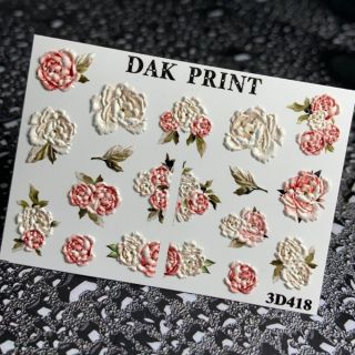 Наклейки для ногтей 3D418