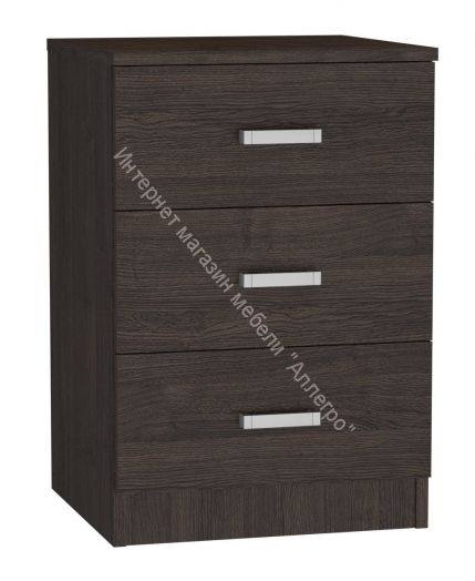 Комод 420 с З-мя ящиками ЛОФТ Венге