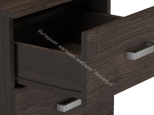 Комод 420 с 2-мя ящиками ЛОФТ Венге