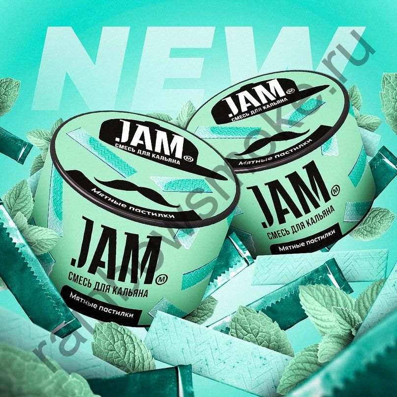 JAM 250 гр -  Мятные Пастилки (Mint Lozenges)