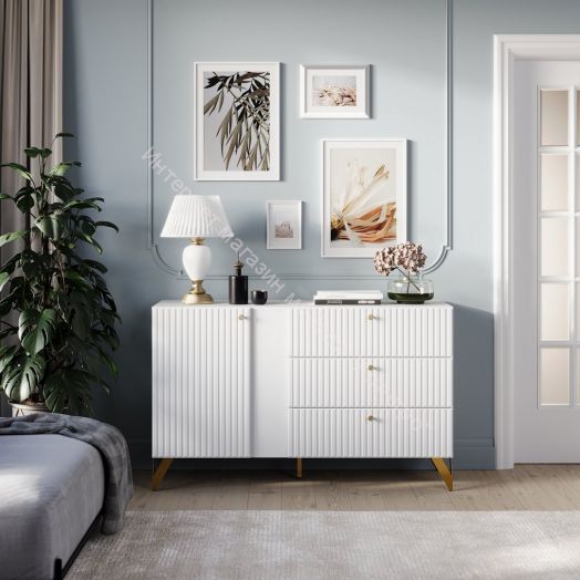 Комод КД-3 RENO Белый