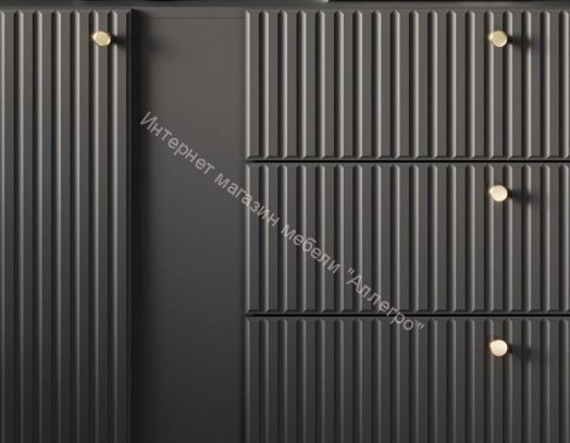 Комод КД-3 RENO Чёрный