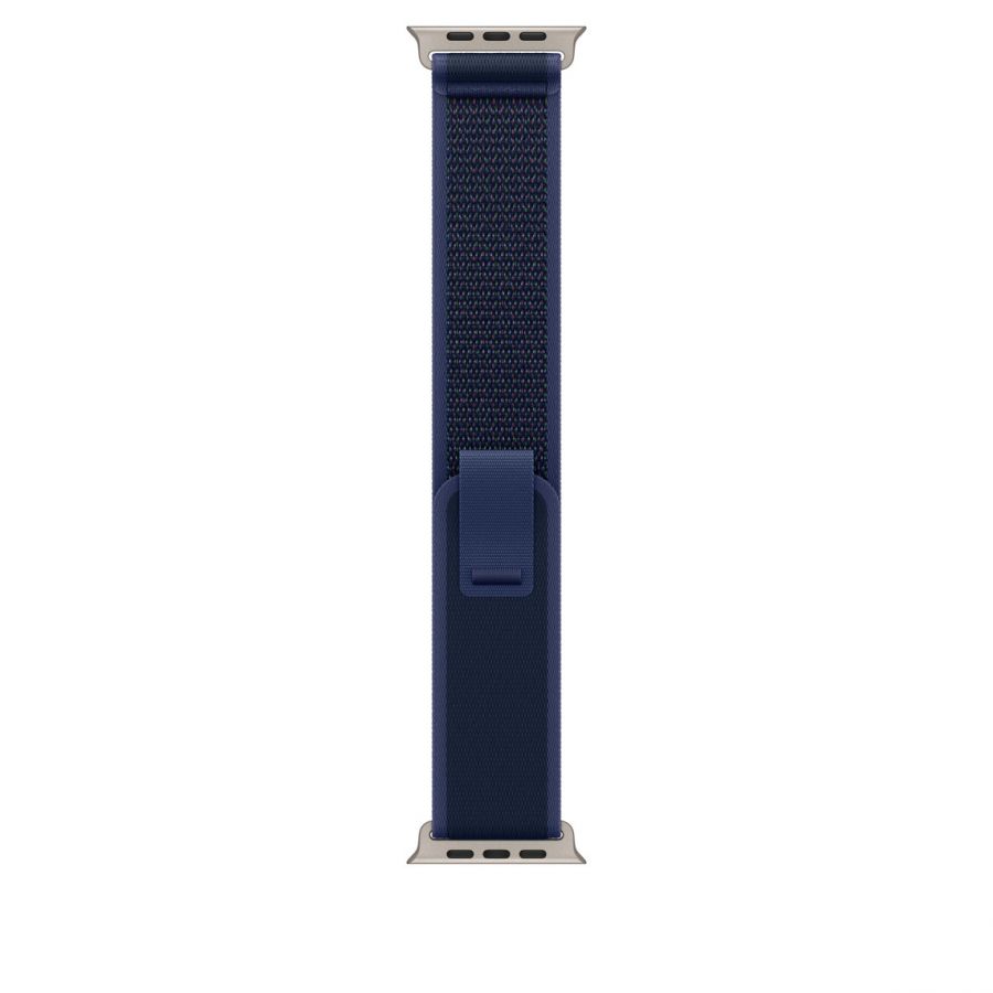Ремешок Apple Watch Ulta 49mm Blue Trail Loop - Natural Titanium Finish - M/L оригинал Ремешок Apple Watch Ulta 49mm Blue Trail Loop - Natural Titanium Finish - M/L оригинал