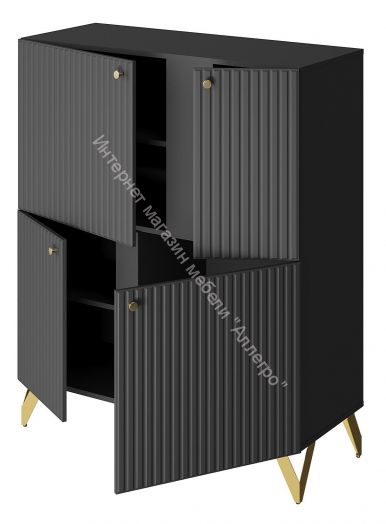 Комод КД-2 RENO Чёрный