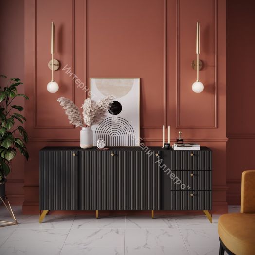 Комод КД-1 RENO Чёрный